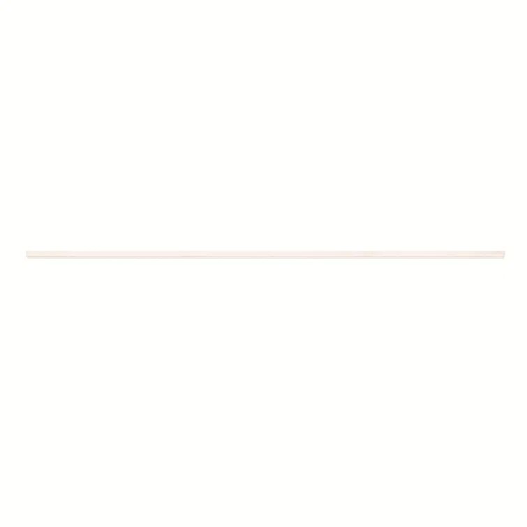 Sleek Satin White LED Wall Sconce 59.5" Dimmable Direct Wired