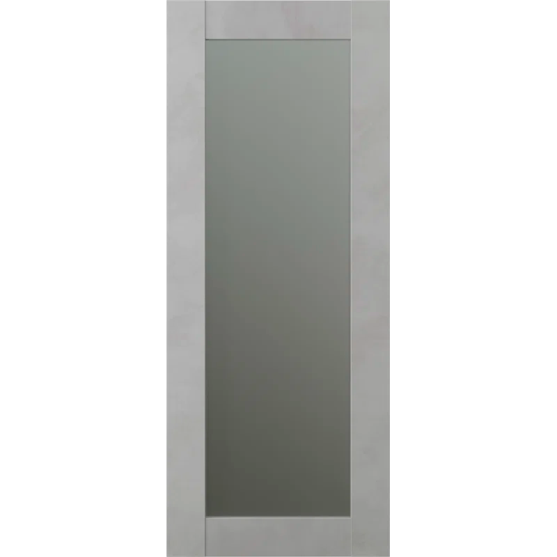 Avon Light Urban Frosted Glass Paneled Interior Door Slab