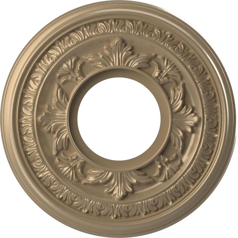 Baltimore White Thermoformed PVC Ceiling Medallion, 10" Diameter