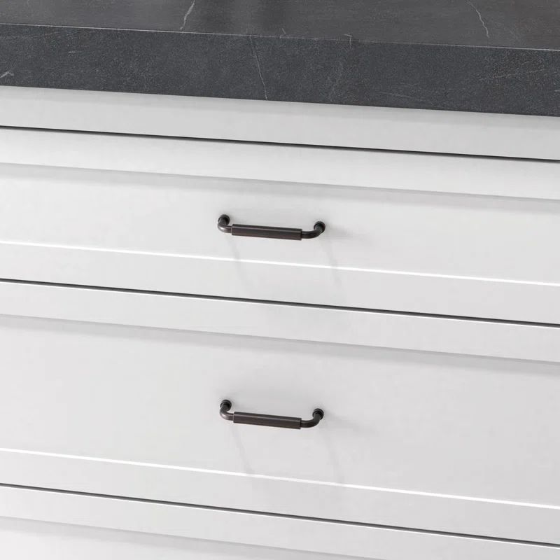 Venetian Bronze Modern Cabinet Pull with Mounting Hardware