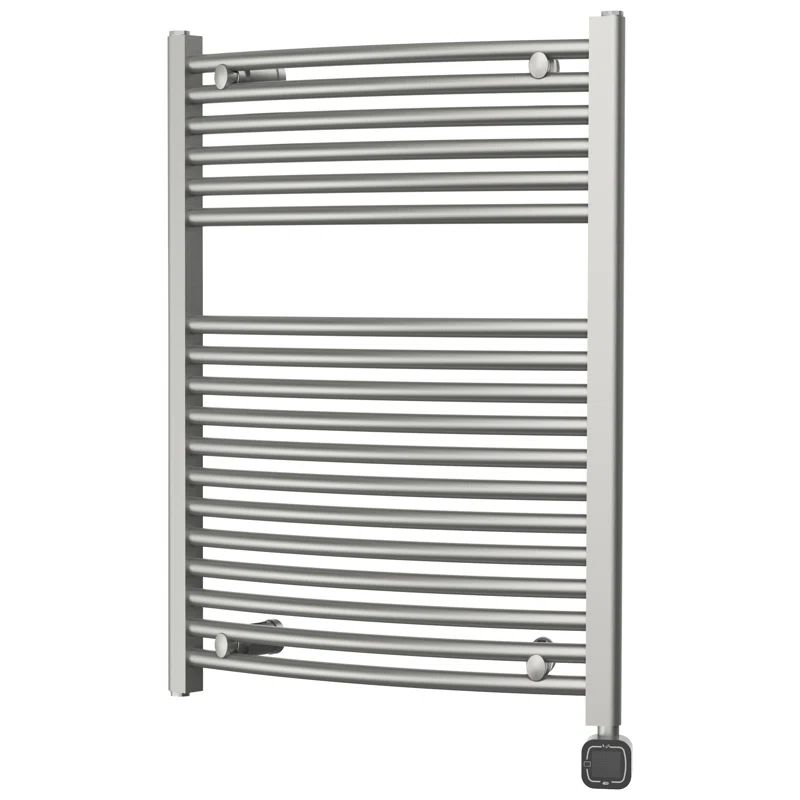 Brushed Nickel Wall Mounted Towel Warmer with Smart Control, 24"x32"