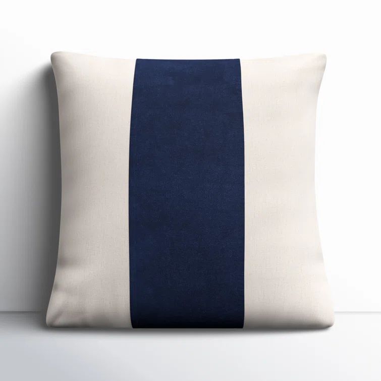 Kat Striped Cotton Throw Pillow