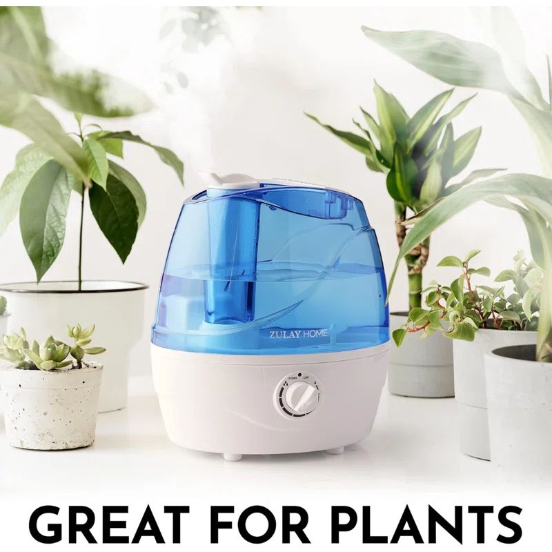 Blue Ultrasonic Mist Humidifier with 2.2L Water Tank