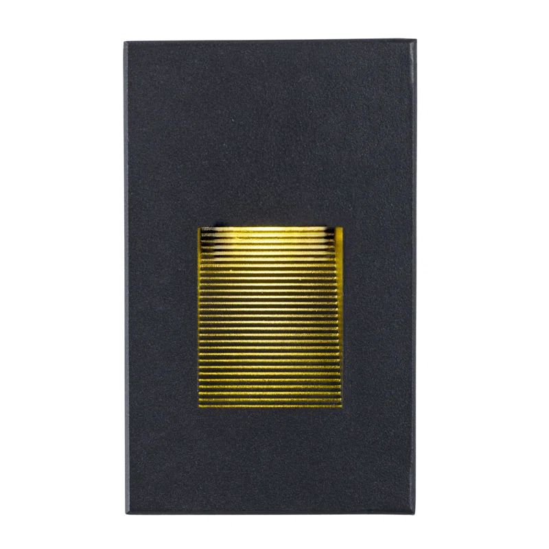 Black Aluminum LED Pathway Step Light