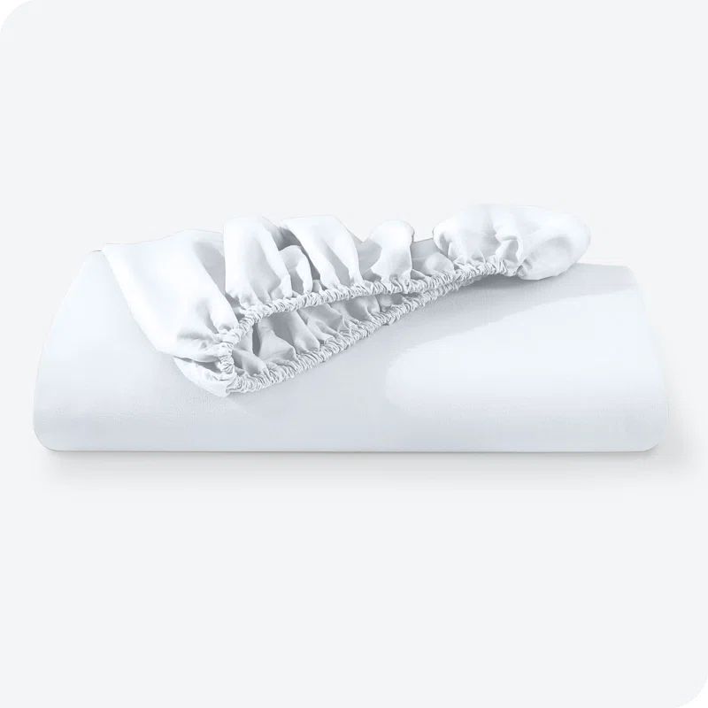 Twin White Ultra-Soft Microfiber Deep Pocket Fitted Sheet