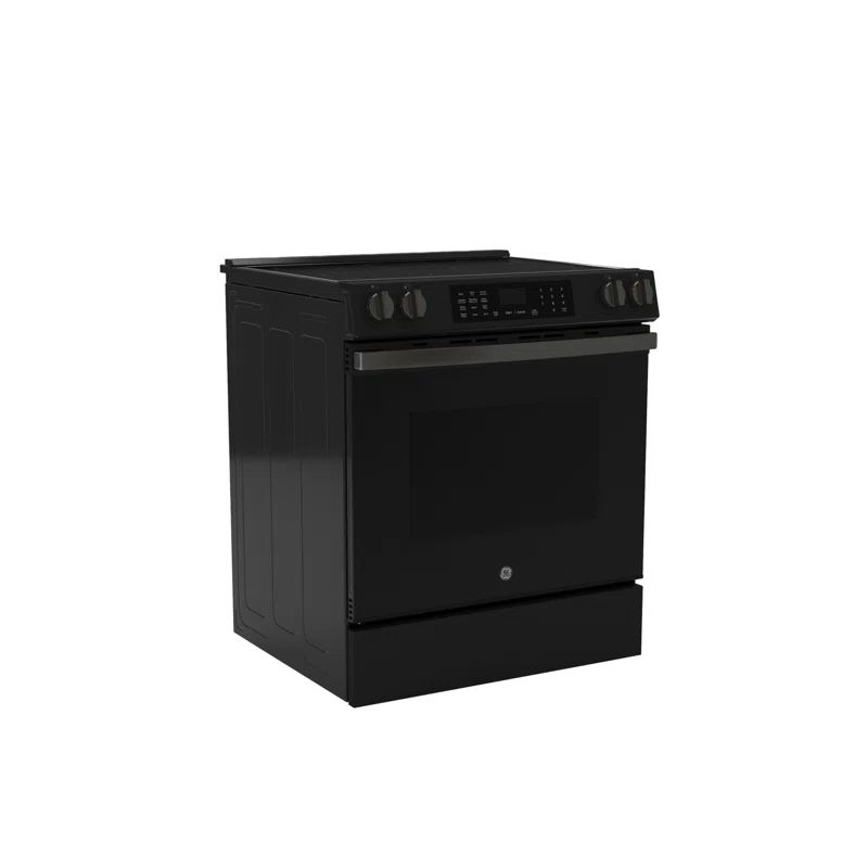 Black 30" Built-In Electric Convection Smart Range with WiFi