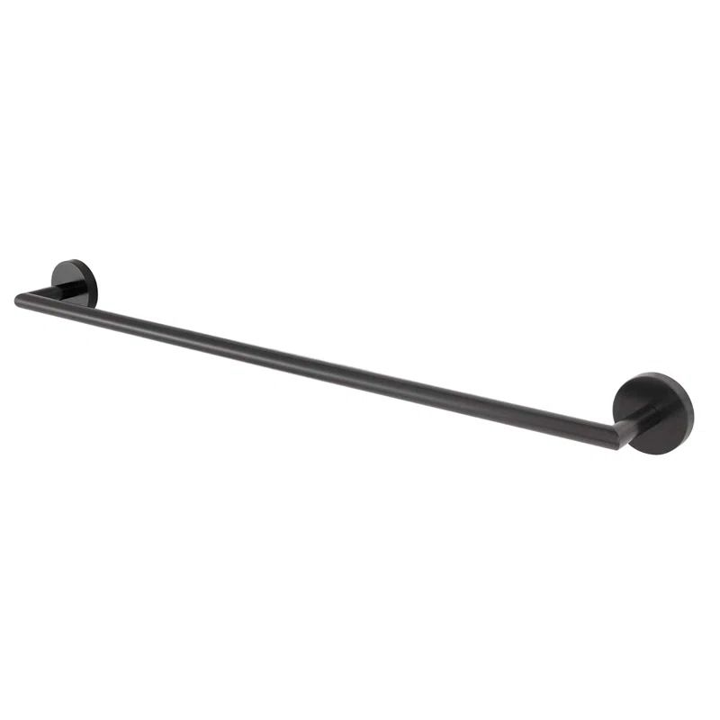 Neo 18" Matte Black Brass Wall Mounted Towel Bar