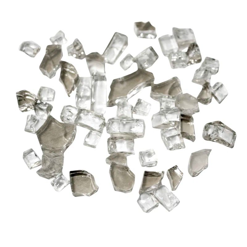 Crystal Reflective Fire Pit Glass, 10 lb