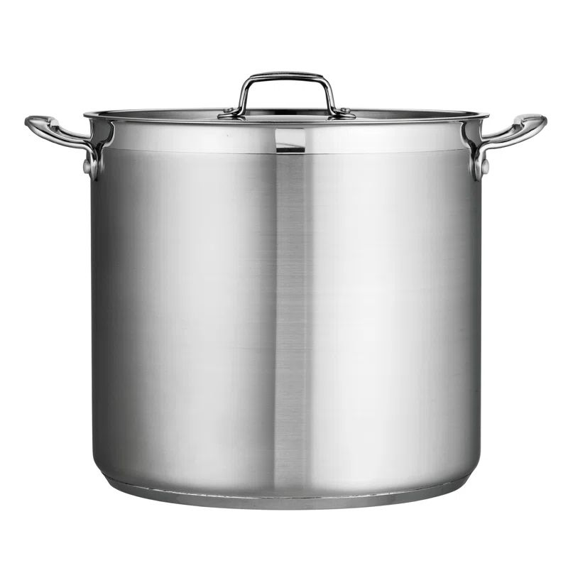 Tramontina 24-Quart Stainless Steel Covered Stock Pot