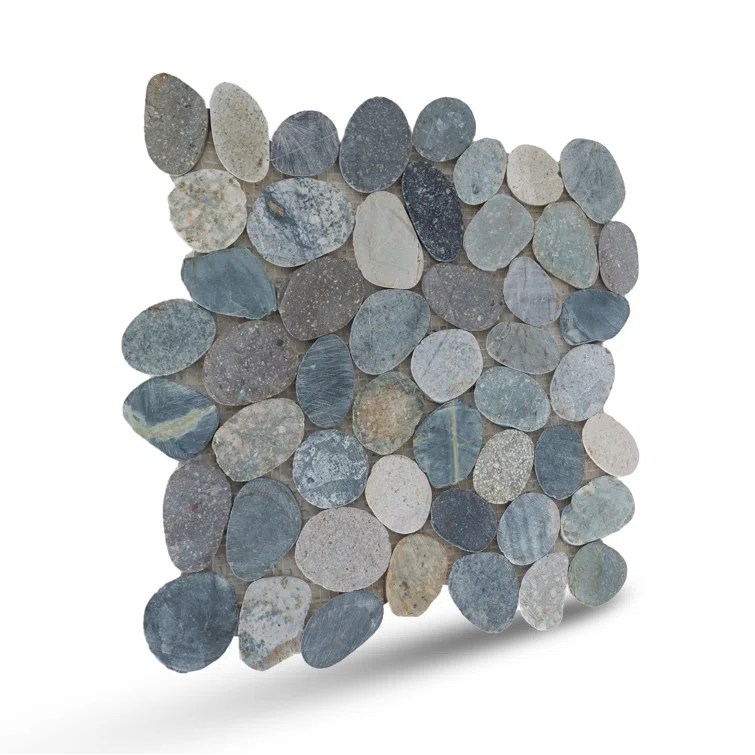 Toba Natural Stone Pebble Mosaic Tile for Indoor and Outdoor Use