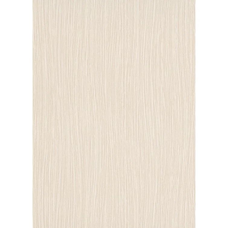 33' L x 21'' W Beige Textured Wallpaper Roll
