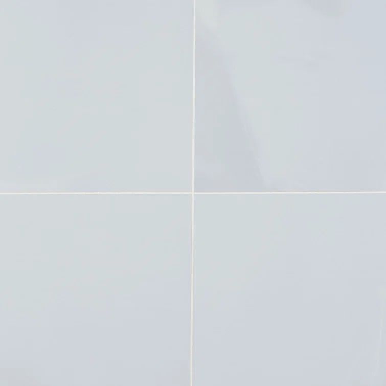 12" x 24" Polished Onyx Azul Porcelain Floor and Wall Tile