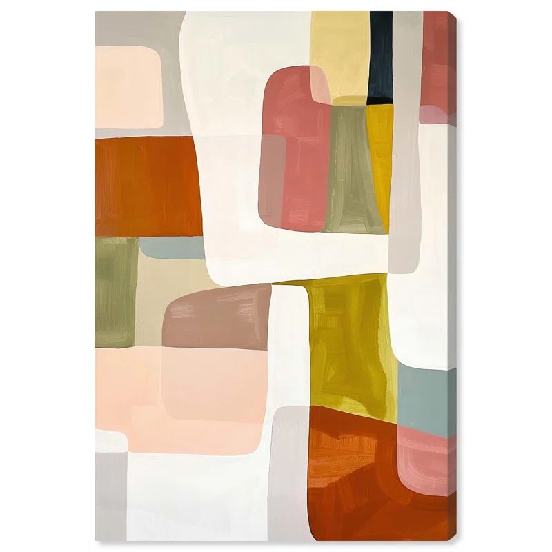 Resilience Multicolor Abstract Canvas Wall Art, 15" x 10"