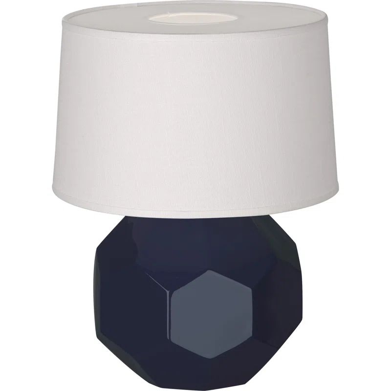 Franklin Collection Midnight Blue Ceramic Accent Table Lamp for Nursery