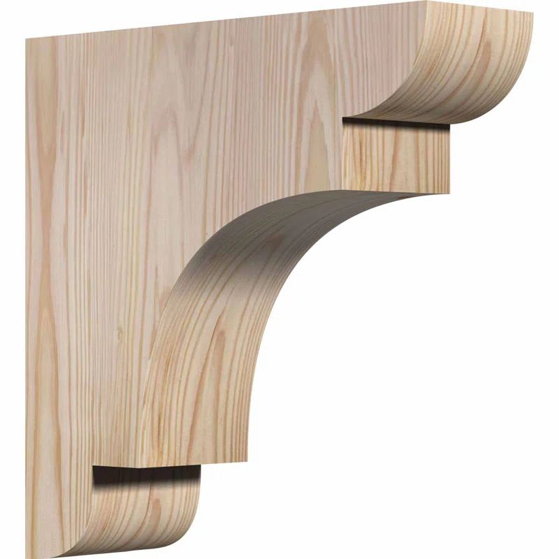 Douglas Fir Smooth 12" x 12" Rustic Corbel