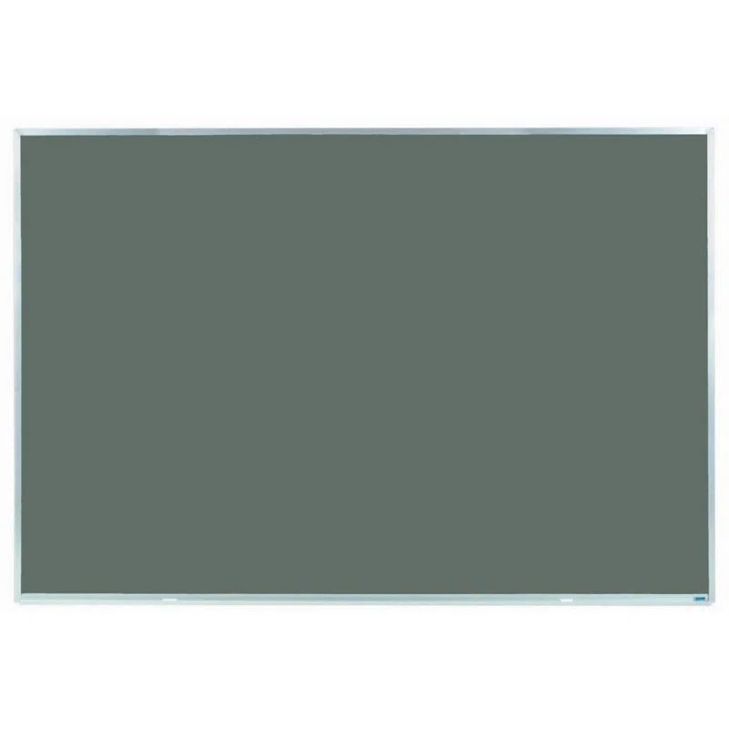 Gray Magnetic Chalkboard with Silver Aluminum Frame, 48" x 72"