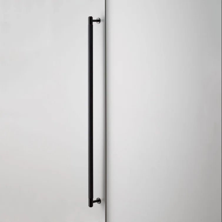 Buster + Punch 29.9 inch Black Cross Knurl Closet Bar