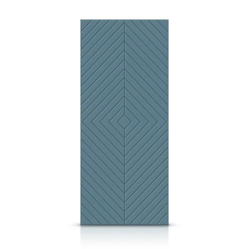Dignity Blue 24" x 80" Hollow Core Painted Interior Slab Door