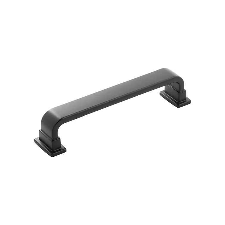 Matte Black Modern Gold Tone Handle Bar Pull