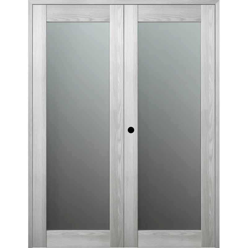 Rebeira Ash Frosted Glass Right-Handed French Door