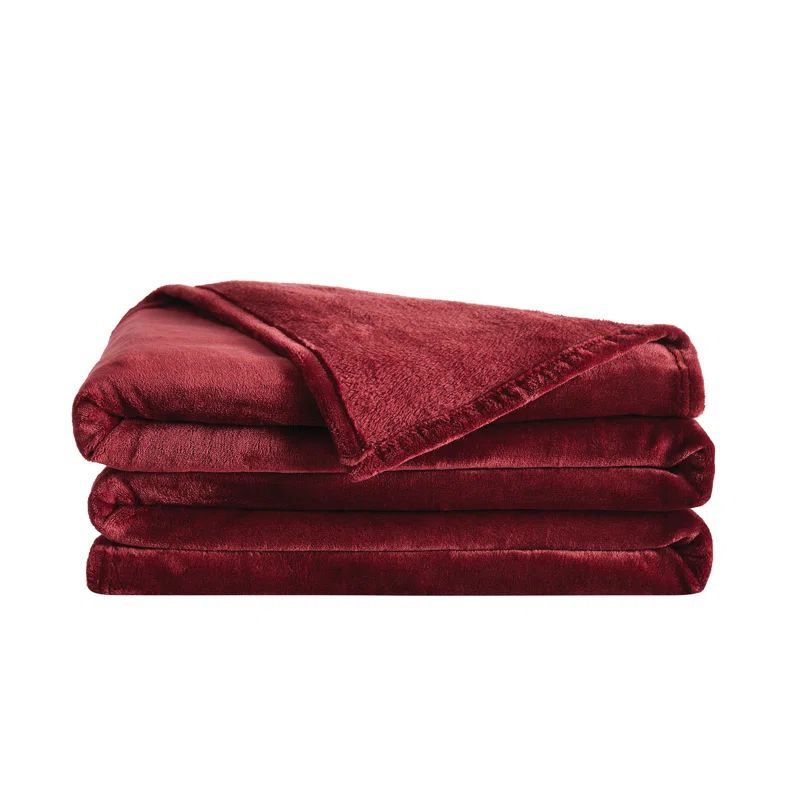Cabernet Velvet Plush Extra-Large Family Blanket