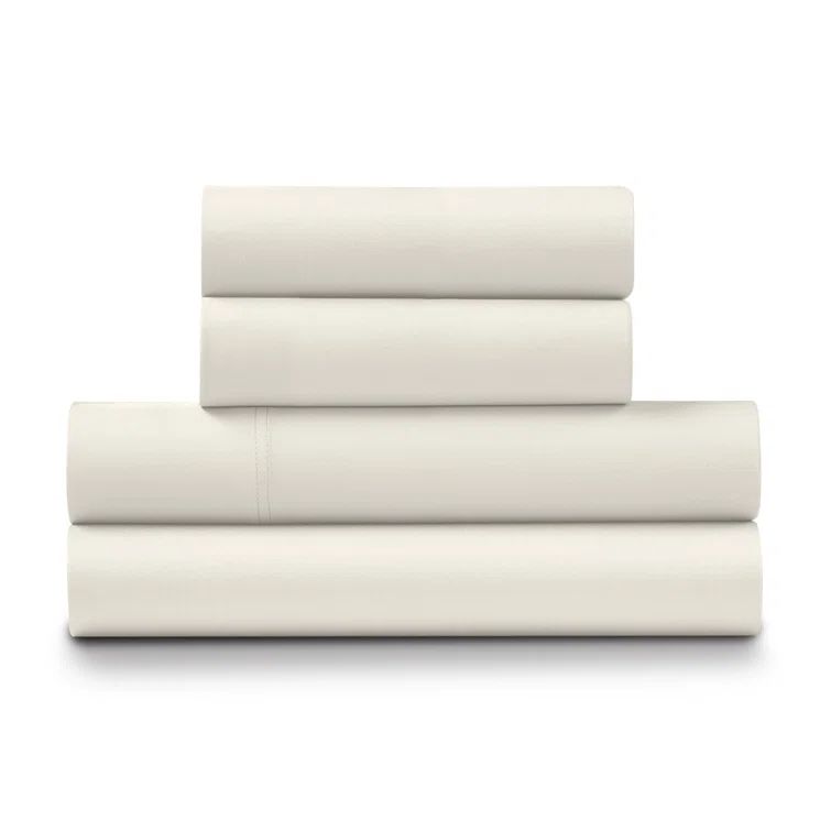 Ivory California King Bamboo Cotton Deep Pocket Sheet Set
