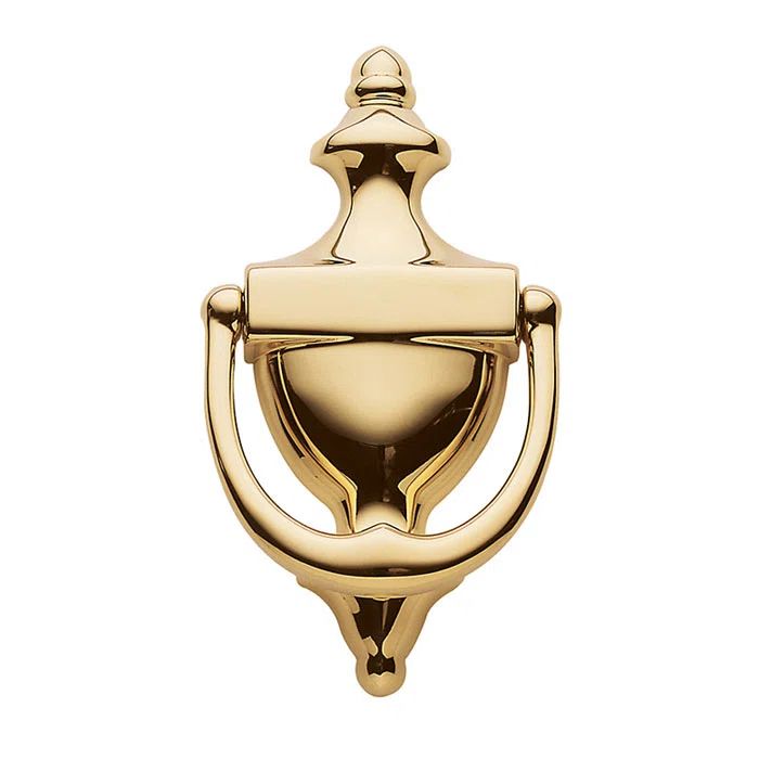 Colonial Polished Brass Door Knocker