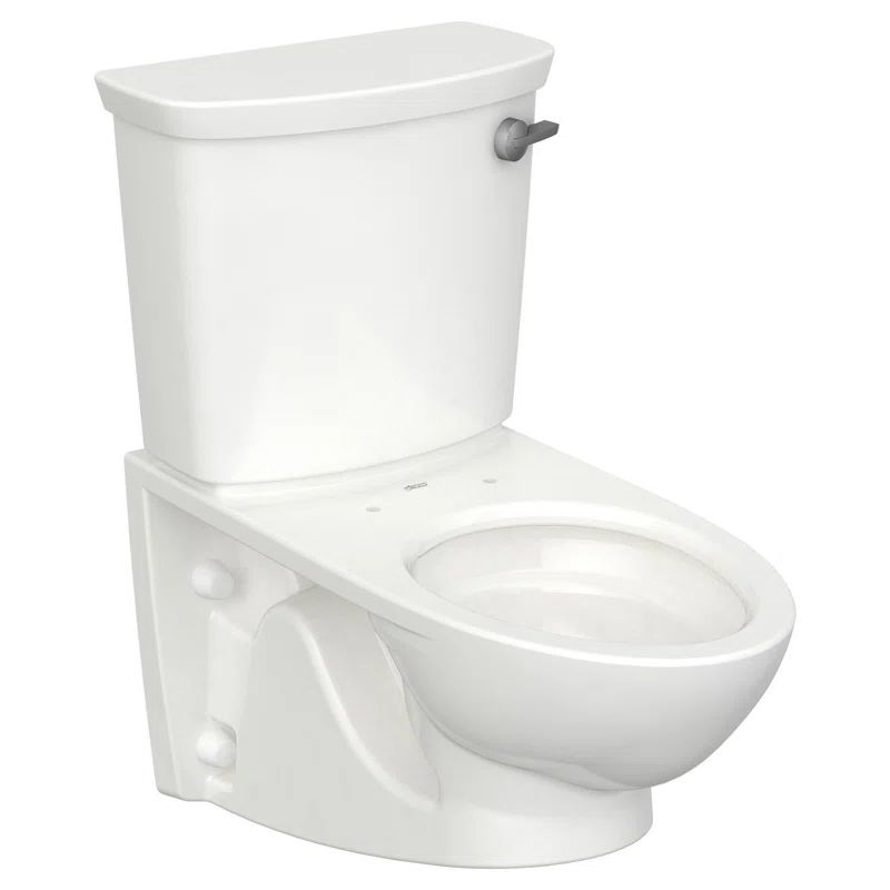White Elongated Wall-Mounted High Efficiency Dual Flush Toilet