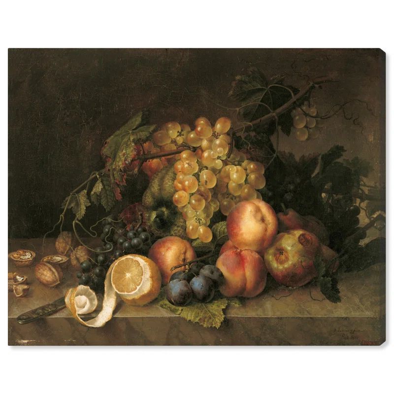 Vintage Kitchen Still Life Gallery Wrapped Canvas Wall Art