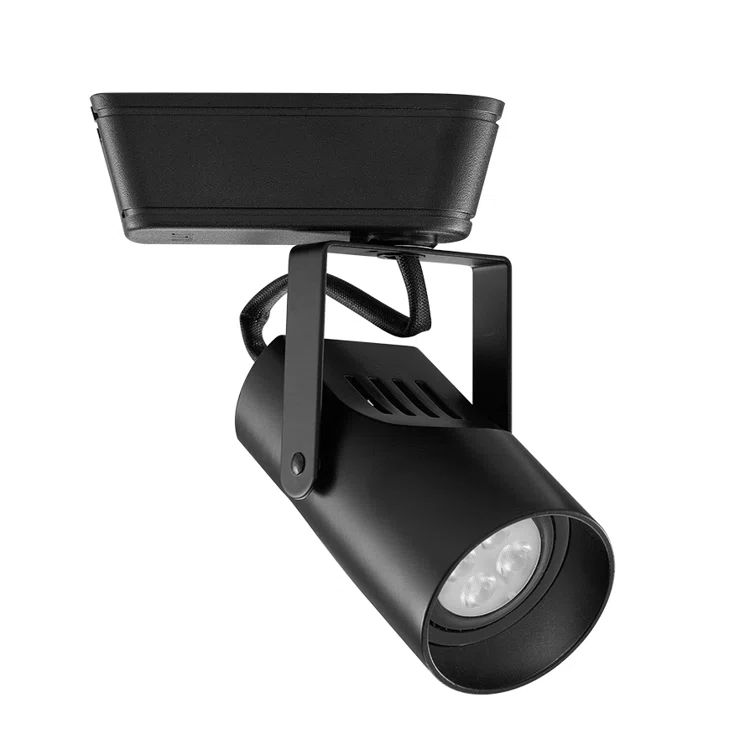 Sleek Black Die-Cast Aluminum LED Track Head - Low Voltage