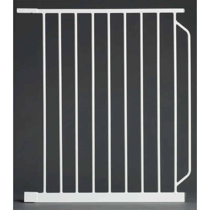 Carlson 24" Black Steel Pet Gate Extension Panel