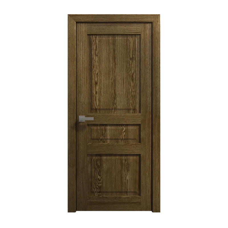 Marble Oak 32'' x 84'' Solid Wood Interior Door with Veneer Finish