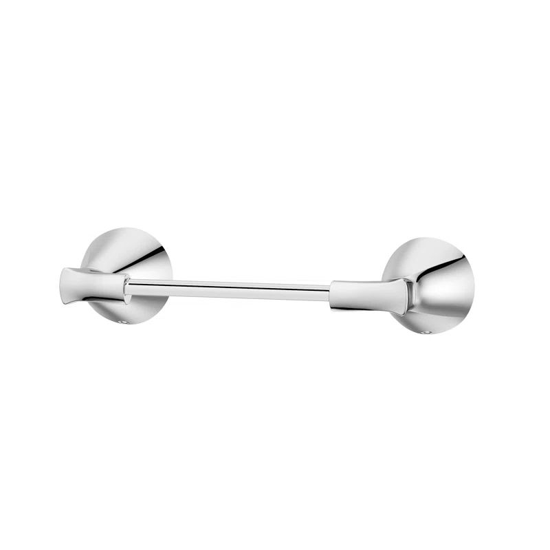 Polished Chrome Wall Mounted Toilet Paper Holder with Swing Arm