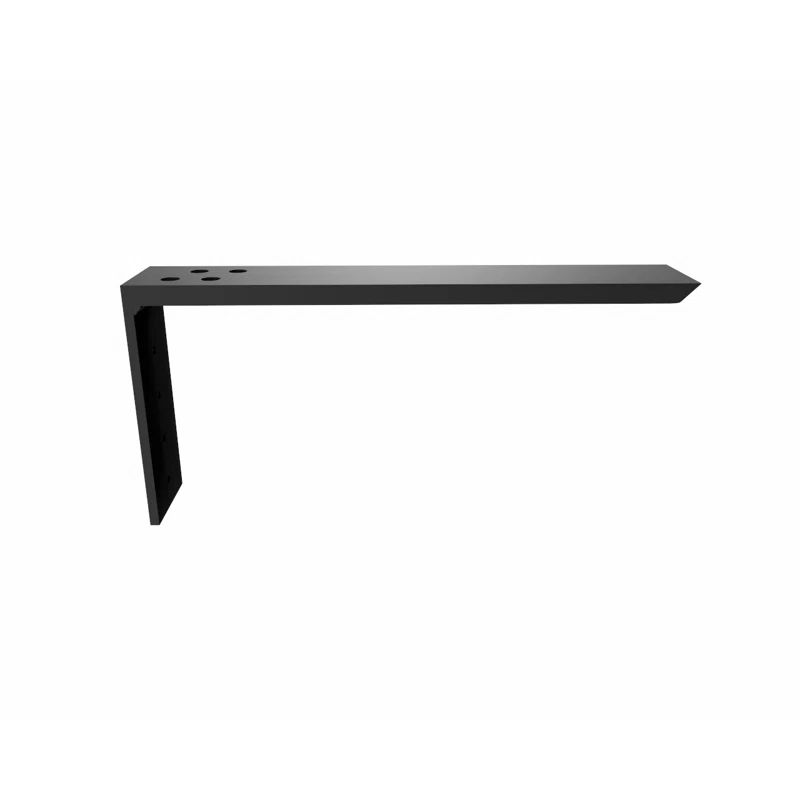 Granite-Compatible Matte Finish Kitchen Countertop Support Bracket 18"