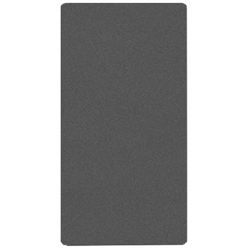 Gray 36" x 18" Frameless Felt Corkboard with MDF