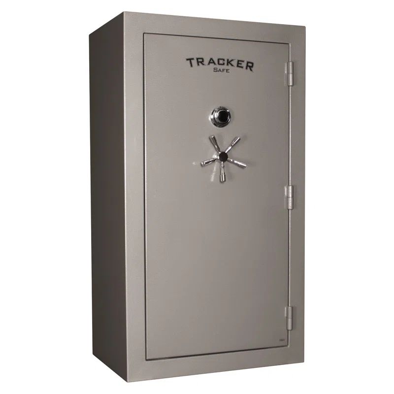 Gray Fireproof 64-Gun Safe with Electronic Lock