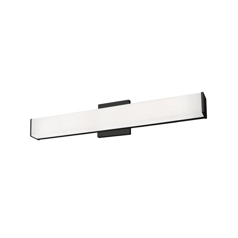 Black Dimmable LED 24" Bath Bar Light