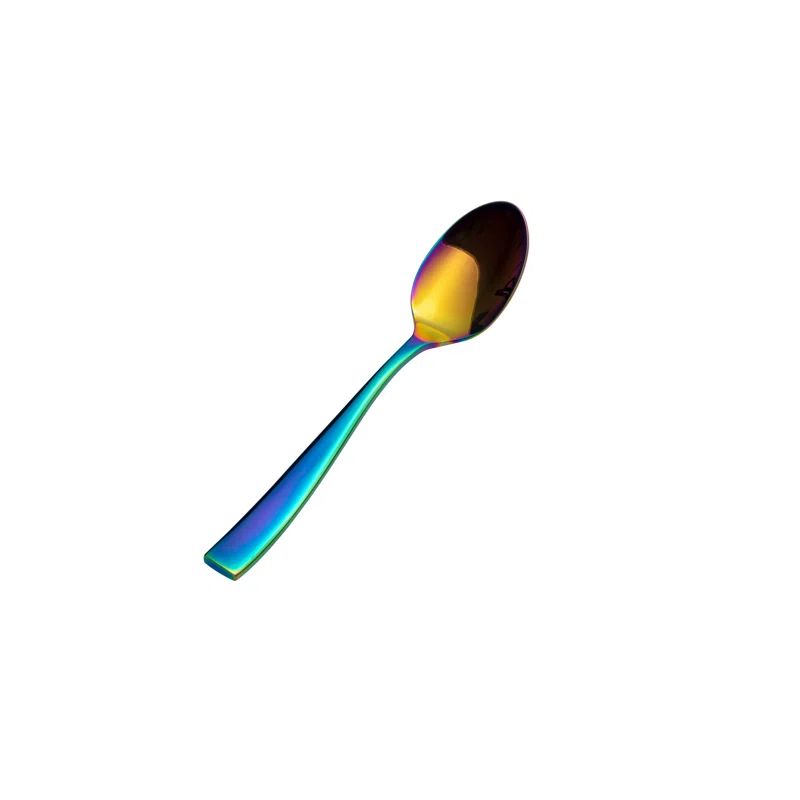 Manhattan 7-3/4" Rainbow Stainless Steel Soup/Dessert Spoon