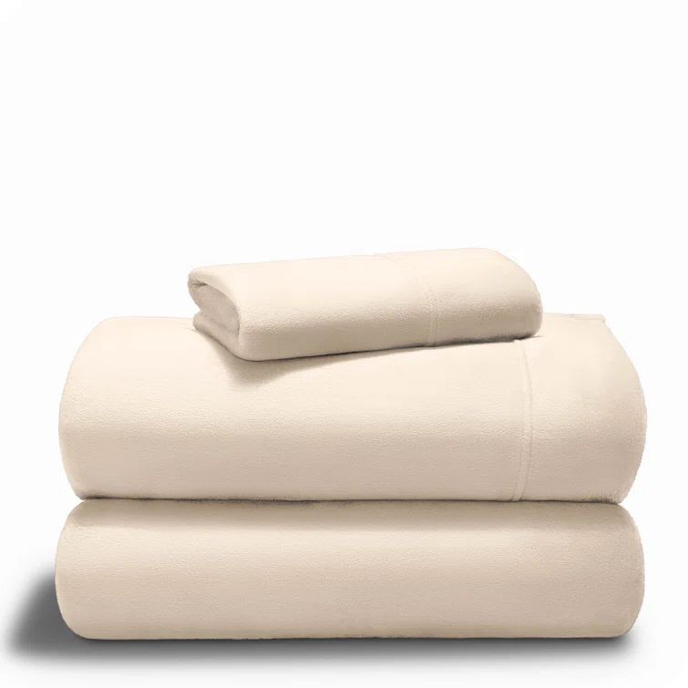Ultra-Soft Sand Twin Microplush Polyester Sheet Set