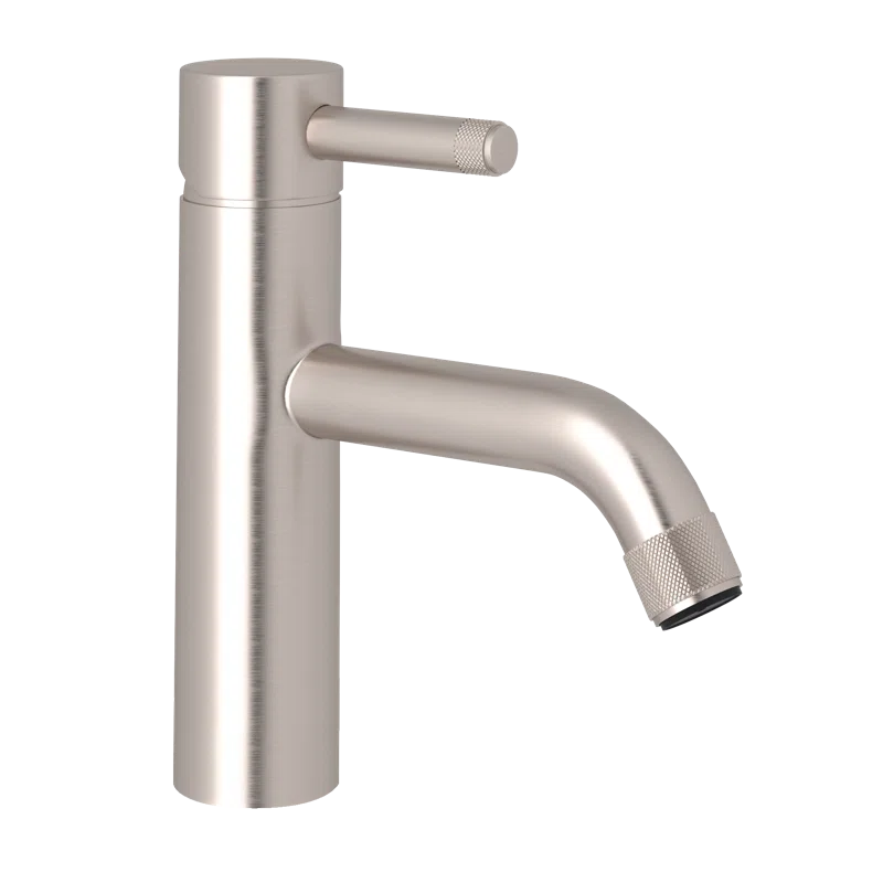 Polished Nickel Brass Single Hole Deck Mounted Faucet