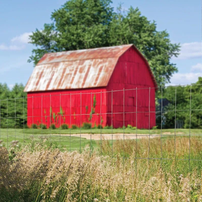 Green Vinyl Coated Metal 16-Gauge Welded Wire Fence, 4 ft. x 50 ft.