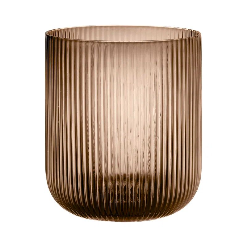 Ven Collection Handcrafted Mouth Blown Glass Hurricane Lamp