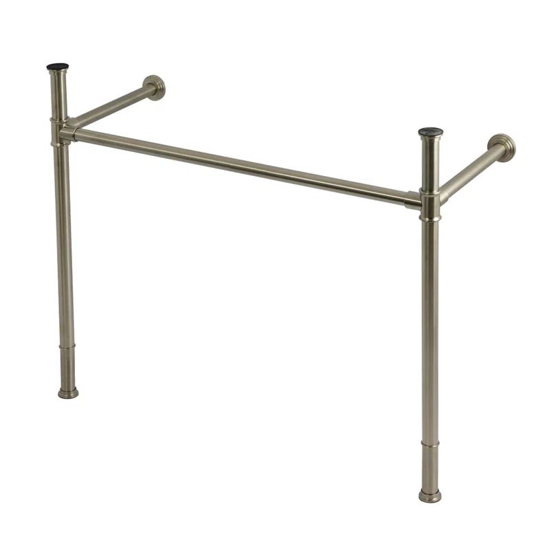 Brushed Nickel Stainless Steel Console Sink Legs