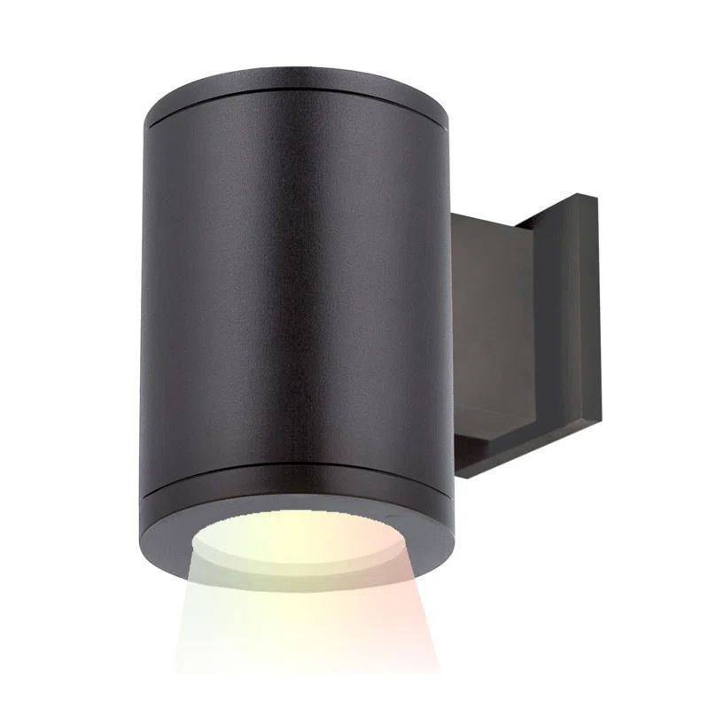 Dimmable Ilumenight 7'' Bronze-Black LED Wall Cylinder