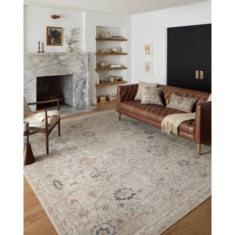 Monroe Natural Multi Polyester Area Rug 2'-6" x 4'-0"