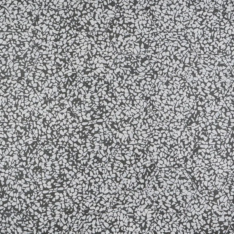 Jurassic Hex 9" Black and White Porcelain Tile