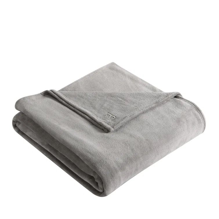 Twin Smoke Gray Ultra Soft Plush Fleece Blanket