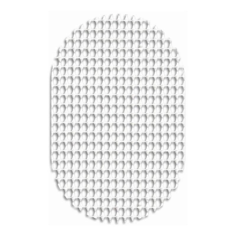 SecureStep Cream Oval Non-Slip Rug Pad, 3' x 5'