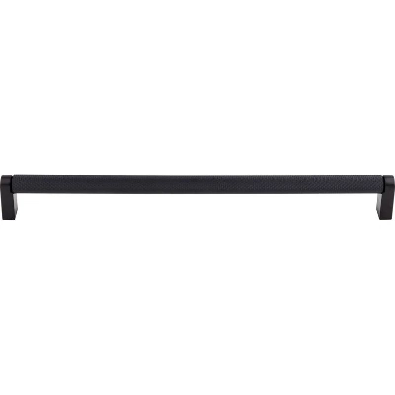 Flat Black 30" Steel Modern Industrial Bar Pull