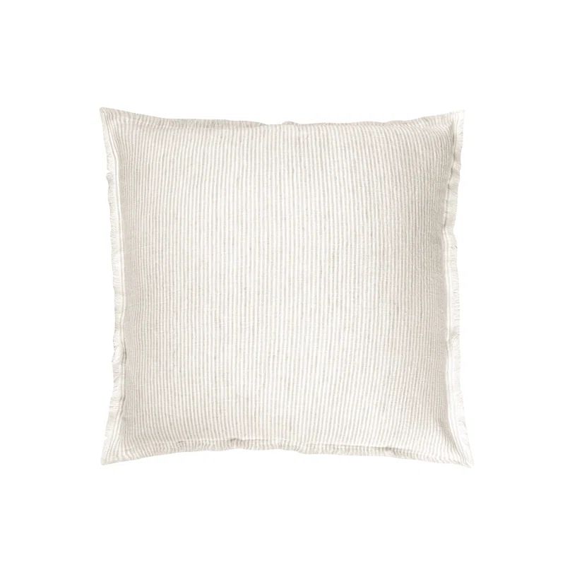 Anaya Fringed Feather Throw Pillow